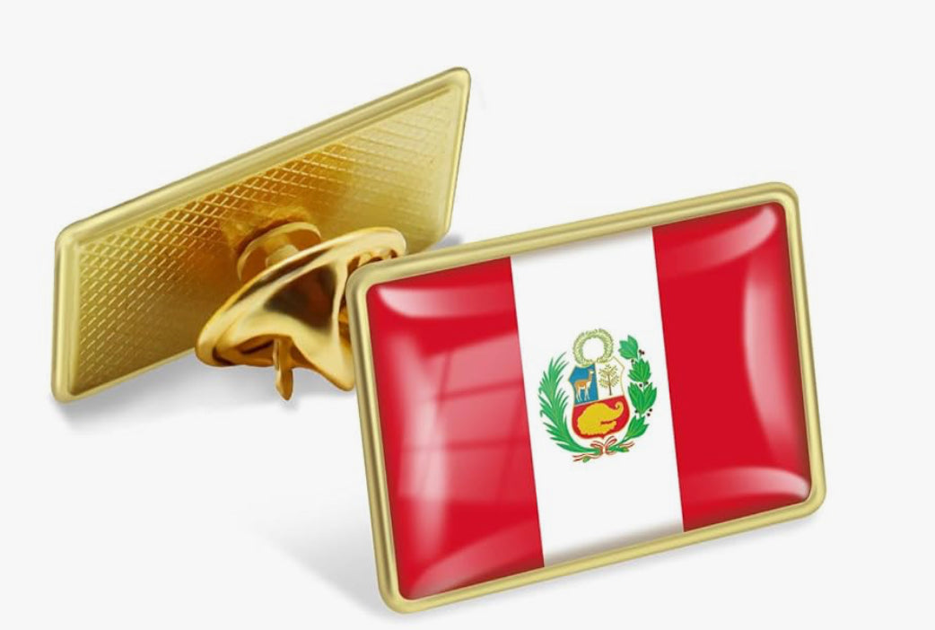 PERU FLAG PIN 🇵🇪