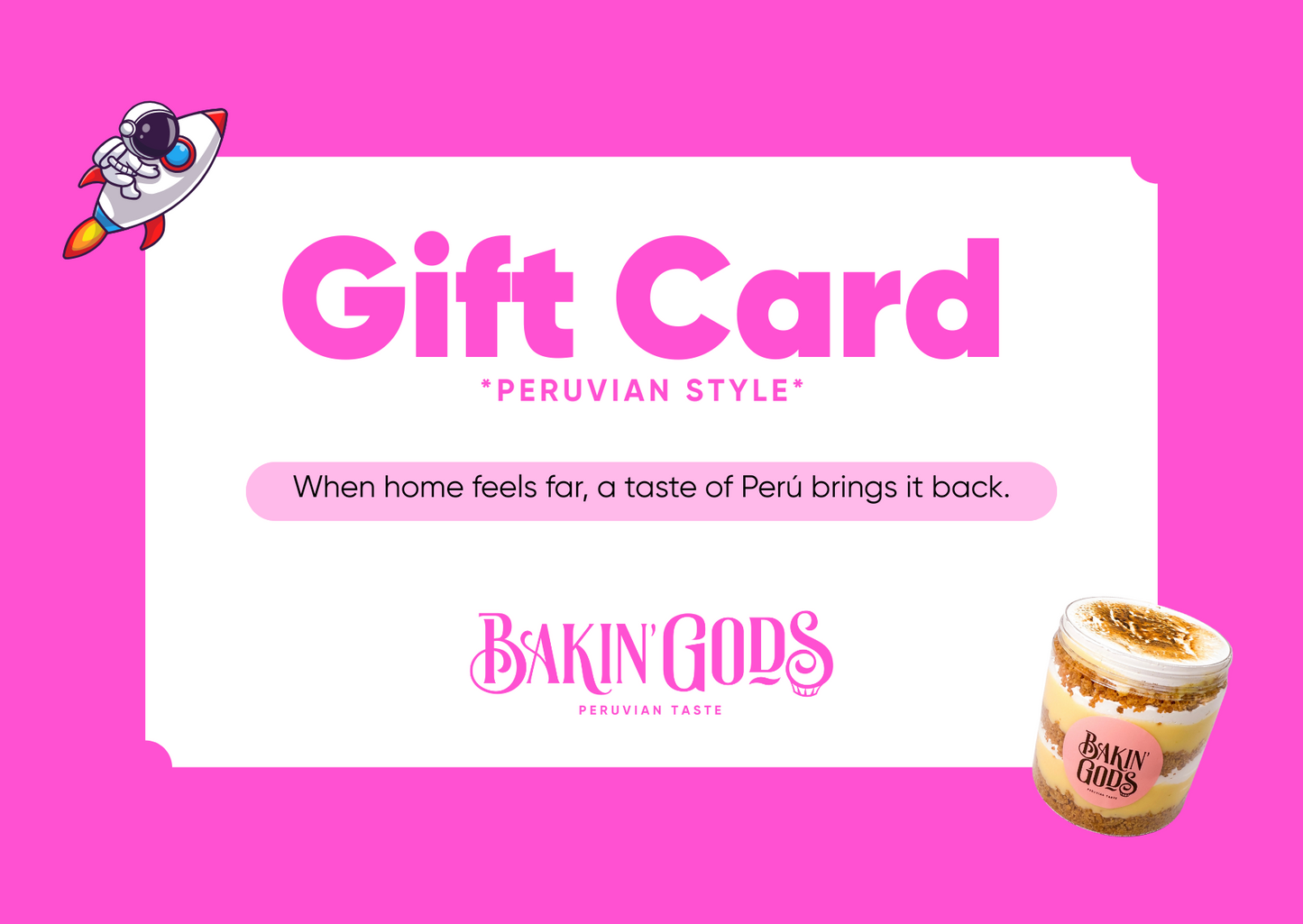 GIFT CARD *PERUVIAN STYLE*