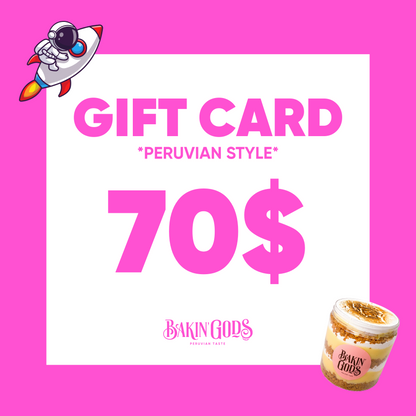 GIFT CARD *PERUVIAN STYLE*