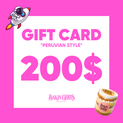 GIFT CARD *PERUVIAN STYLE*