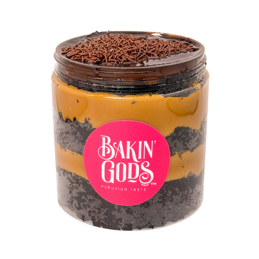 INTENSE MANJAR CHOCOLATE CAKE jar