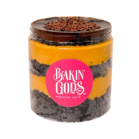 CHOCO-LUCUMA CAKE jar