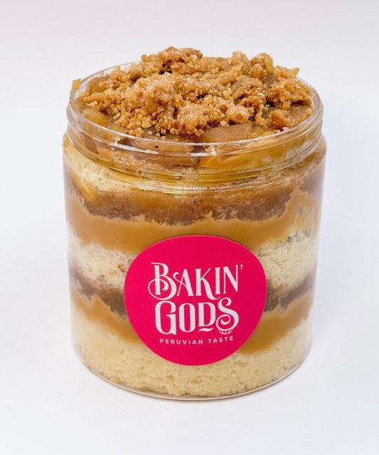 APPLE CRUMBLE CAKE jar