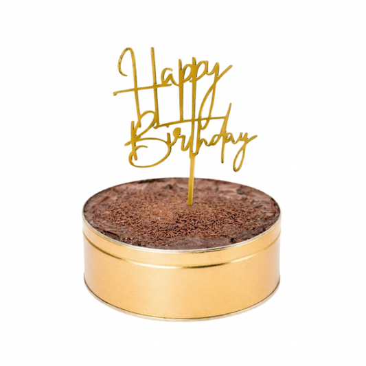 Happy Birthday topper